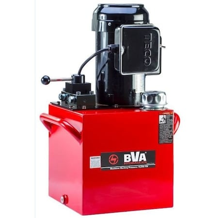 Bva Hydraulics EPump, 15 Hp, 5 Gallon, 4W3P Manual, PE50M4N05A PE50M4N05A
